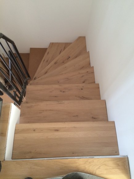 Treppenstufen aus Eiche